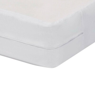 All-in-One Mattress Protector w/Bed Bug Blocker King WHITE - UNUSED W/O PACKAGE