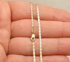 Mariner  Link Chain Ankle Bracelet Anklet Real Solid 10K Yellow Gold