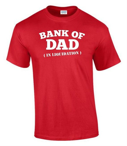 Camiseta Bank Of Dad Cumpleaños Día del Padre Divertida Ruda Camiseta Hombre T0045 - Imagen 6 de 7