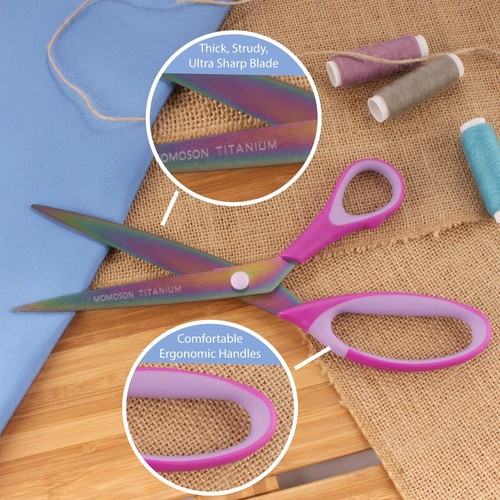 JubileeYarn Titanium Scissors Set - Pinking, Sewing, Arts, Crafts, Office - Picture 21 of 32
