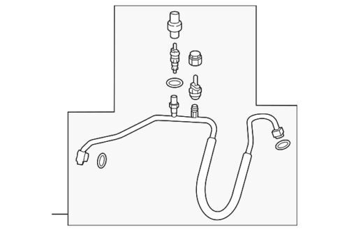 Manguera de refrigerante del aire acondicionado para Ford F-150 2018-2020 (N/P JL3Z-19972-GE)