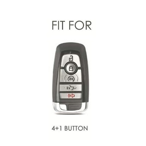 Funda protectora de cuero con llave remota de 5 botones bolsa para accesorios Ford F-150 - Imagen 2 de 13