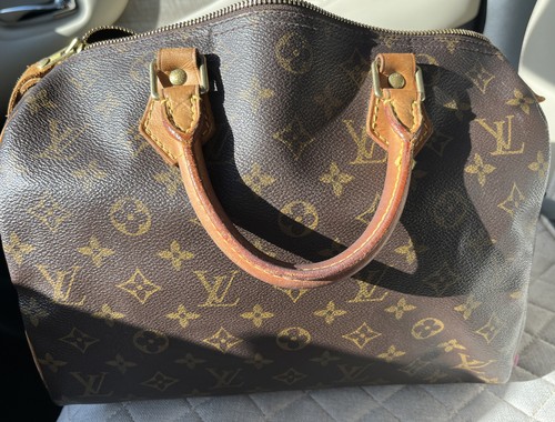 Louis Vuitton Tela Monogram Speedy 40 Con Tracolla Borse M40393