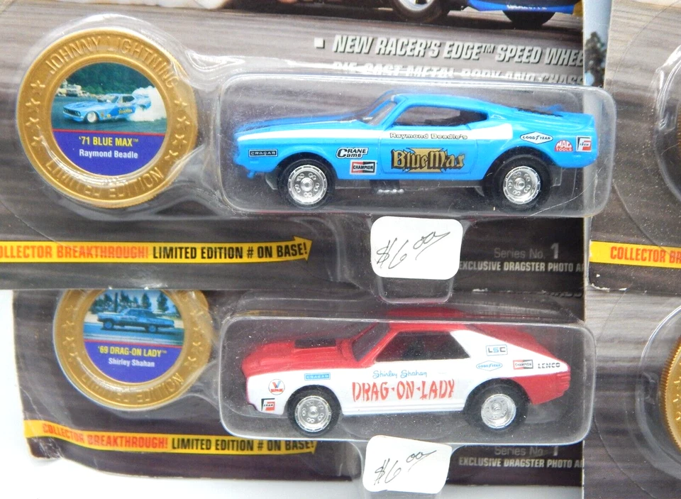 limited 1/64TH Diecasr Johnny Lightning Dragsters USA NHRA. LOT OF 6 (RTC902) - Image 2 of 4