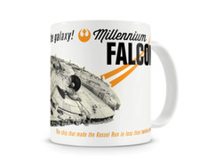 Taza de café oficial Star Wars Millennium Falcon