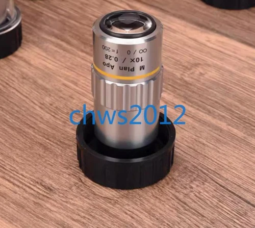 1 PCS Mitutoyo M Plan Apo 10x/0.28 bright field objective lens tested OK