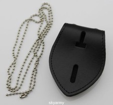 LEATHER NECK CHAIN BADGE HOLDER FIT FOR All BADGE STYLES
