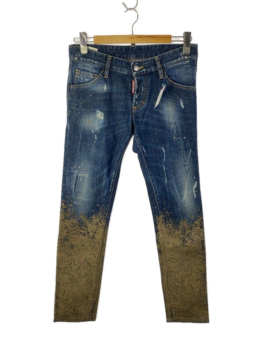 DSQUARED2 skinny pants 44 cotton IDG solid color S71LB0037