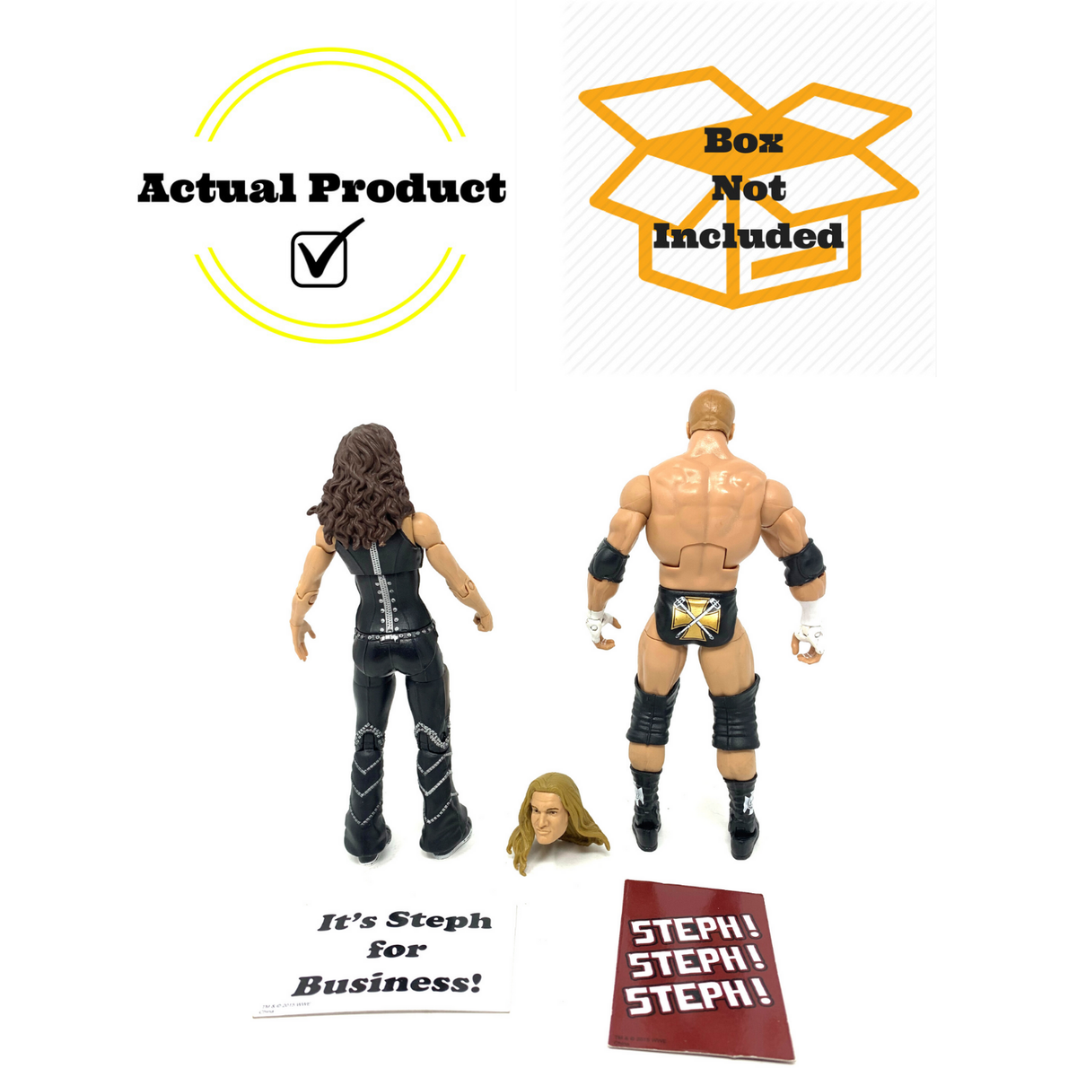 WWE Triple H & Stephanie McMahon Elite Collection Wrestling Action