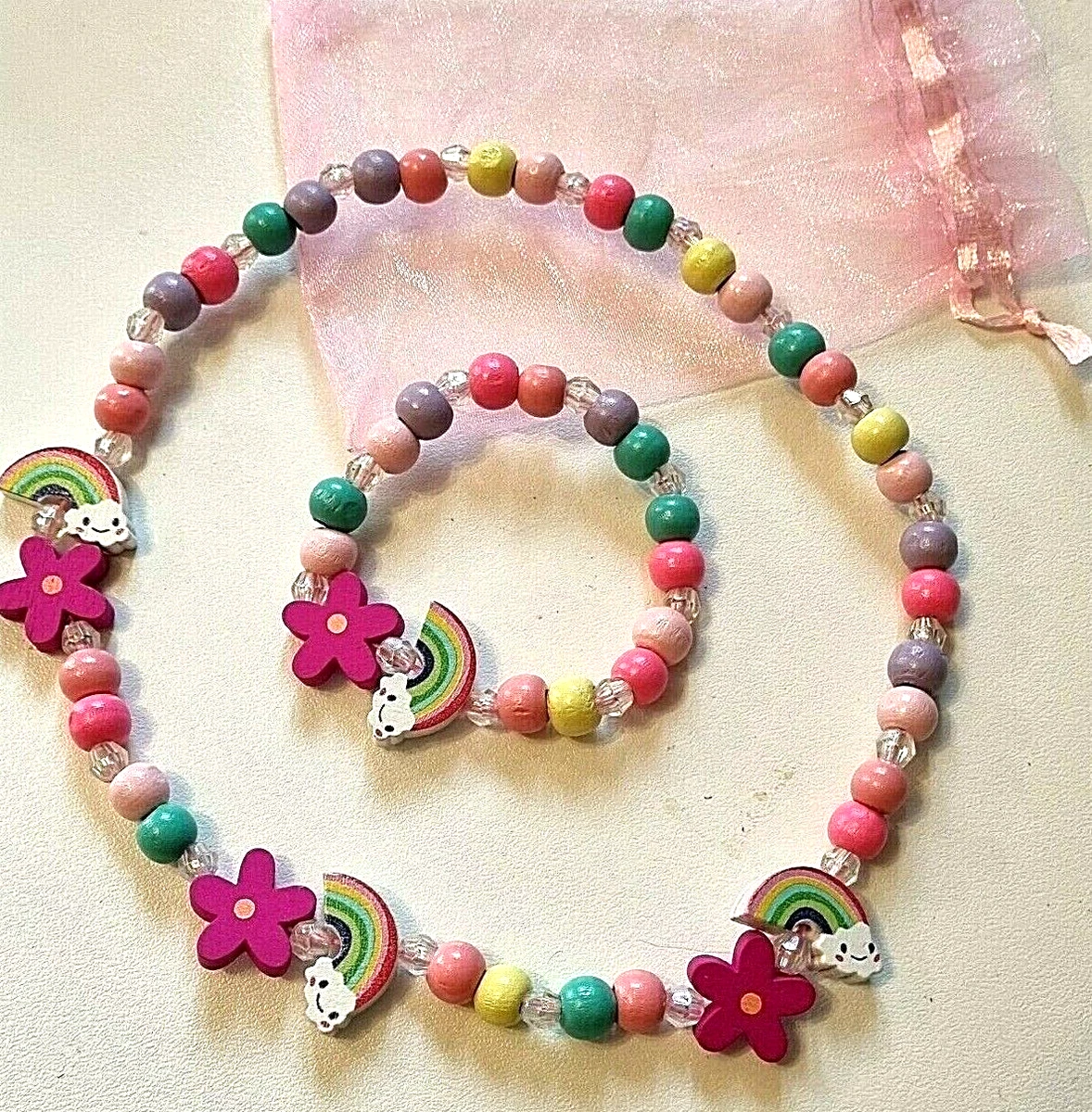 Wooden beads for children's jewellery deals