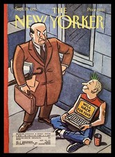 COVER ONLY The New Yorker September 25 1995 Hacking It by Robert Sikoryak