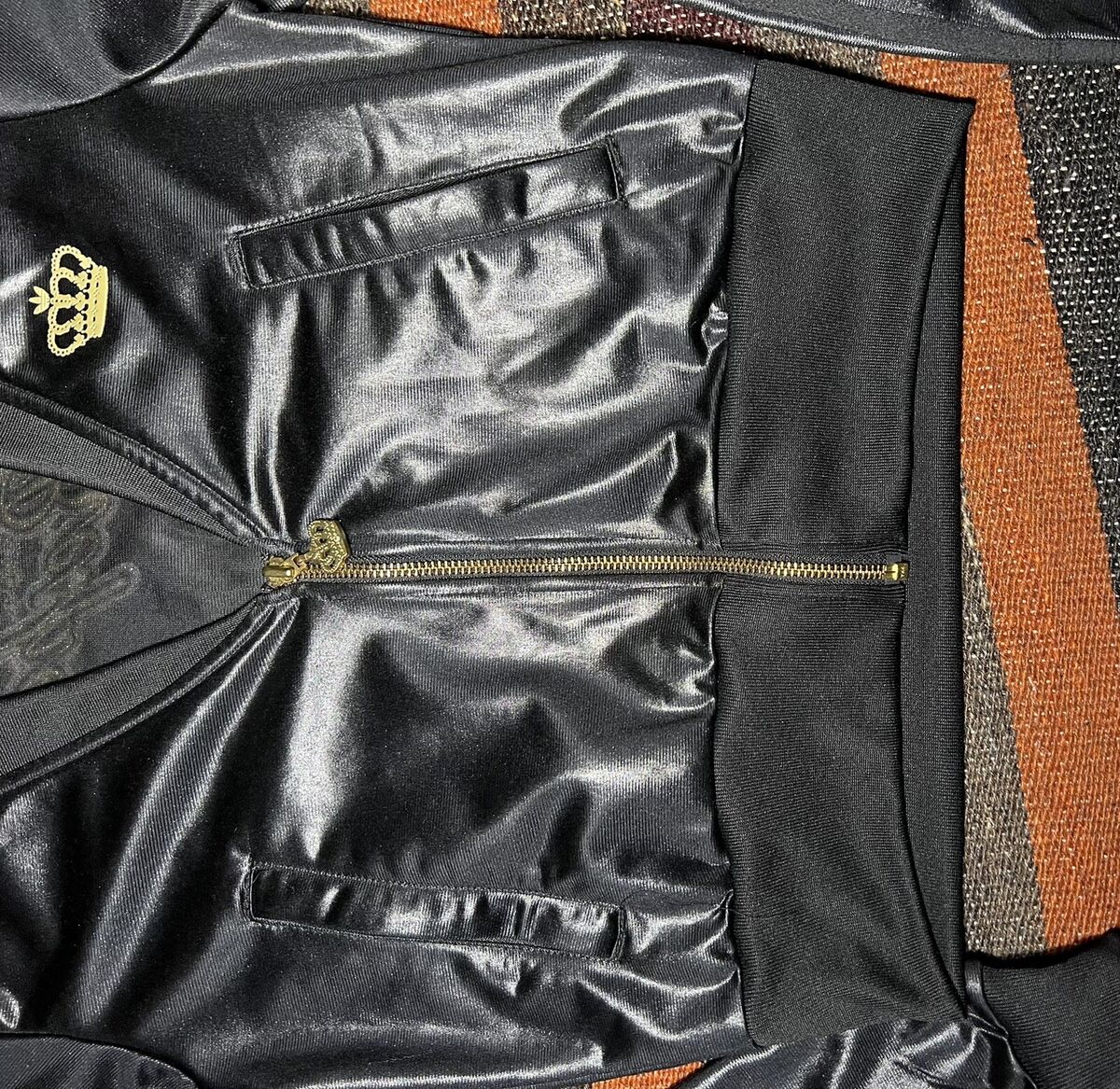 Adidas X Missy Elliot Size XS Shiny Black Gold Respect Me Adidas X Missy Elliot Size XS Shiny Black Gold Respect Me