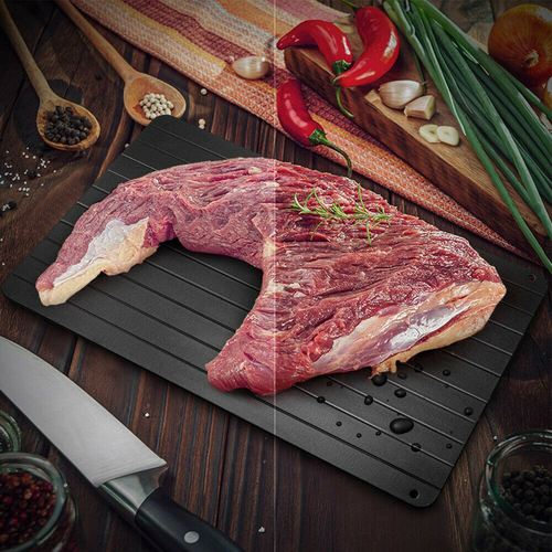 Fast Defrosting Tray Rapid Thawing Board Safe Defrost Meat Plate Frozen Food US - Picture 6 of 8