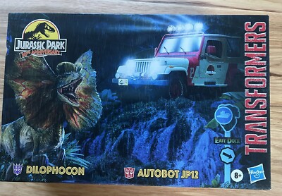 Jurassic Park 30th Anniversary DILOPHOCON vs. Transformers AUTOBOT JP12