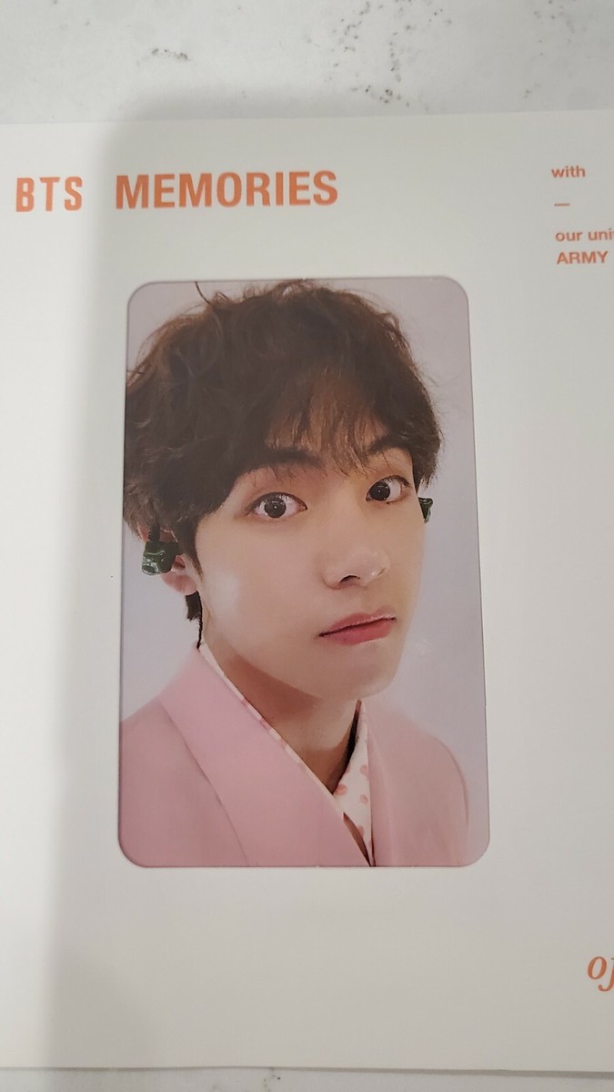 BTS V Taehyung Memories of 2019 Bluray Photocard | eBay