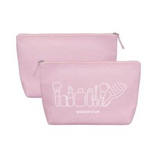 Pochette Trucchi PREMYO Rosa - Astuccio Makeup Donna Per Borsa E Scuola 22x13.5cm - Foto 6