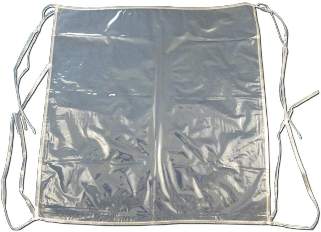 4 x Clear Plastic Dining Chair Seat Cushion Covers Protectors