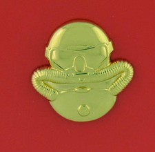 Scuba Diver - regulation - gold mirror finish - USA Made - USCG Officer