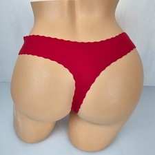 Victoria's Secret Angels Secret Embrace Low Rise Thong Scalloped Panties Large 7