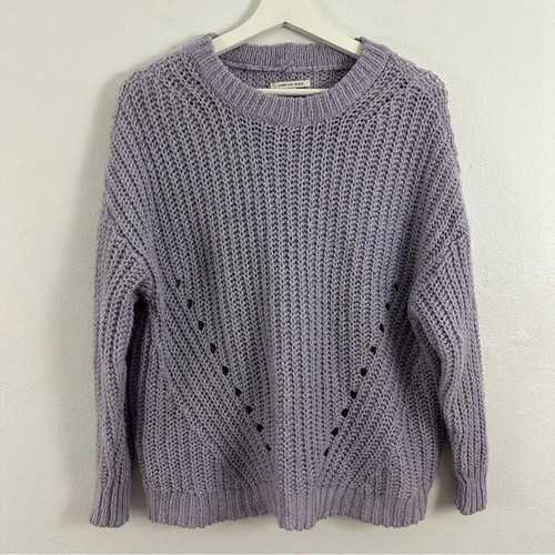 Pull Femme American Eagle - Taille S/P (Petite), Couleur Gris Charbon, Lourd, Occasion Très Bon état