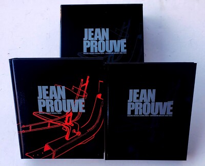 Rare French 2 Vol. Slipcased Jean Prouve Design & Architecture Book