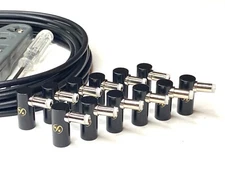 Kurrent Electric Solderless Right Angle DC Barrel DIY Kit for Pedalboard