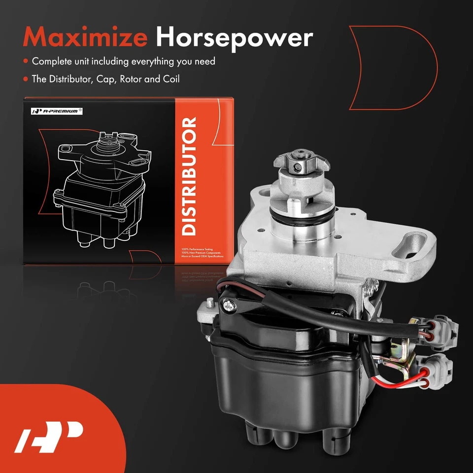 Distribuidor de ignição com módulo e tampa e rotor para Toyota Tercel 1993-1994 L4 1.5L - Imagem 2 de 4