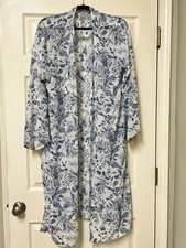Kimono floreale Altar’d State blu e bianco - Taglia Large