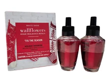 NEW Bath & Body Works Tis The Season Wallflowers Home Fragrance Refill 2 Pack
