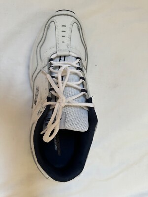 Skechers Stanza Memory Foam Sneakers Men`s Size 13 White SN  display picture 3