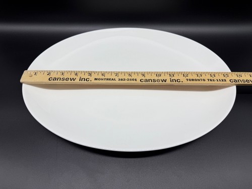 Wedgwood Formal White 15 1/2" Oval Serving Platter Bone China England - Picture 3 of 4