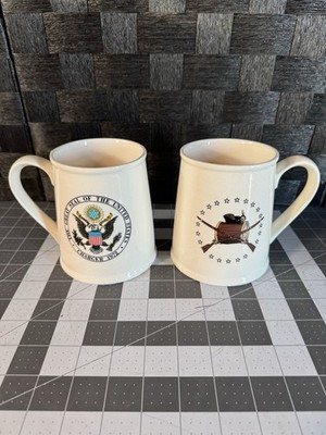 Vintage Charger 1972 Great Seal of the United States Mug Pair Patriotic