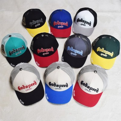 Godspeed Trucker Cap - Retro Streetwear Mesh Snapback Hat for Men Fashionable