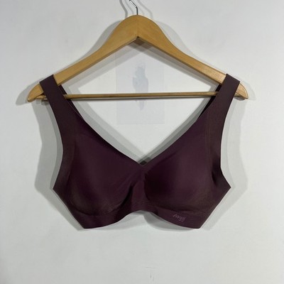 Sloggi Zero Feel N EX Bralette Purple Seamless Wire-Free Bra Womens Medium