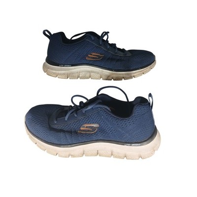 Skechers Lite Weight Blue Mesh Lace Up Athletic Sneakers Shoes Men US 10 EUR 43