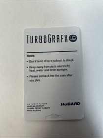 Ninja Spirit TurboGrafx-16 HuCard Complete w/ Manual & Case Authentic Tested