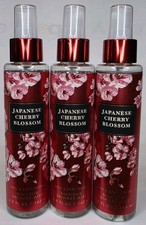 3 BATH BODY WORKS JAPANESE CHERRY BLOSSOM DIAMOND SHIMMER MIST 4.9 FL OZ