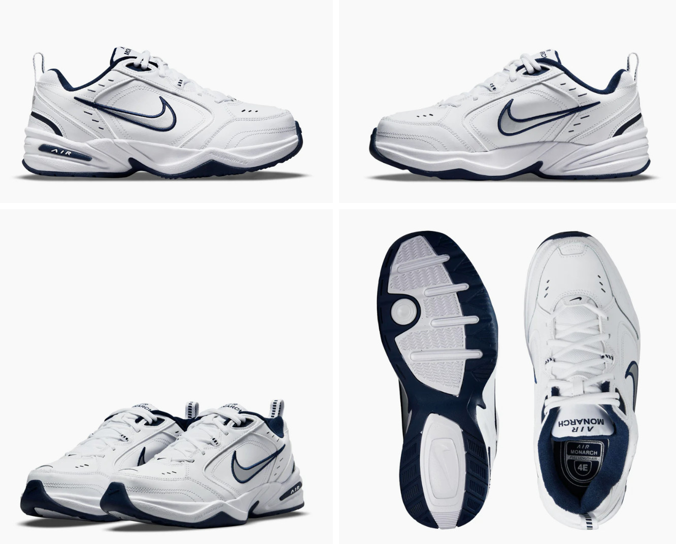 NEW Men's Nike Air Monarch 4 Running Shoes Torch Med & 4E Wi