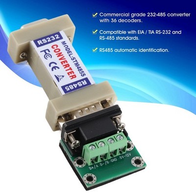 Zuverlässiger RS232 Zu RS485 Daten Konverter Adapter für Industrieanwendungen