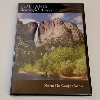 Tim Janis Beautiful America National Parks DVD Narrated/George Clooney Signed