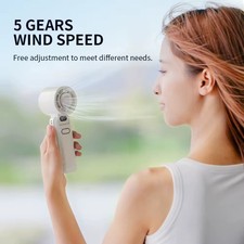 Mini Portable Handheld Turbo Fan USB Rechargeable Cooling Fan Up to 10 Hours US