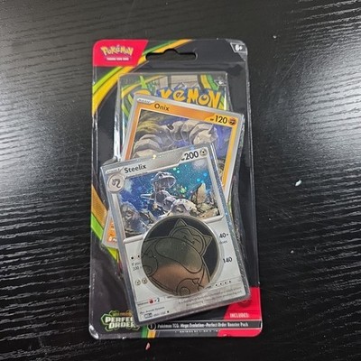 Perfect Order Checklane Blister with Onix, Steelix & Coin; New, Factory Sealed