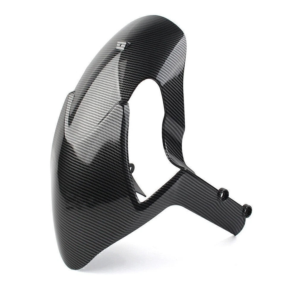 1X Front Fender Tire Mudguard For Ducati Monster 696 796 1100 EVO Carbon Fiber - Image 2 of 4