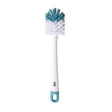 Curved Cleaning Brush Set for Bottle and Straw, 2-Piece, 12 Inch, Cool Blue and