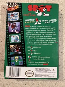 7UP SPOT, NES, NINTENDO, Cartridge, Instructions and Box