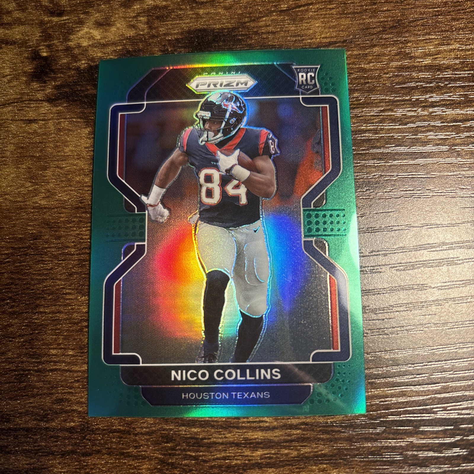 2021 Panini Prizm Nico Collins Green Prizm 360 RC NM-MT