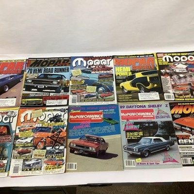 Mopar Magazine Lot 17 Misc Issues Muscle Action Performance + Parts Catalogs