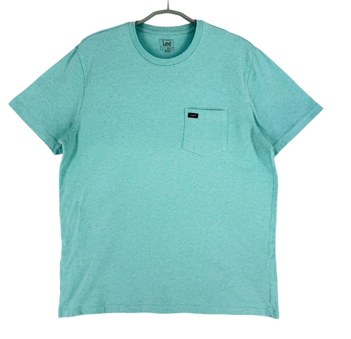 T-shirt Homme Lee - Vert, Taille 2XL, Coton, Col Henley, Occasion