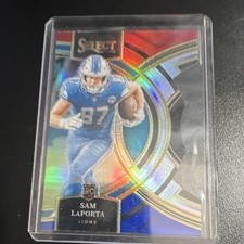 2023 Panini Select Sam LaPorta #106 Prizm Premier Rookie Detroit Lions NFL