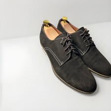 Joes Mens Oxford Brown Dress Shoes Size 11 Leather Suede